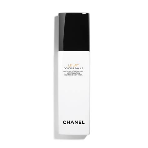 le lait douceur d'huile chanel|chanel facial cleanser.